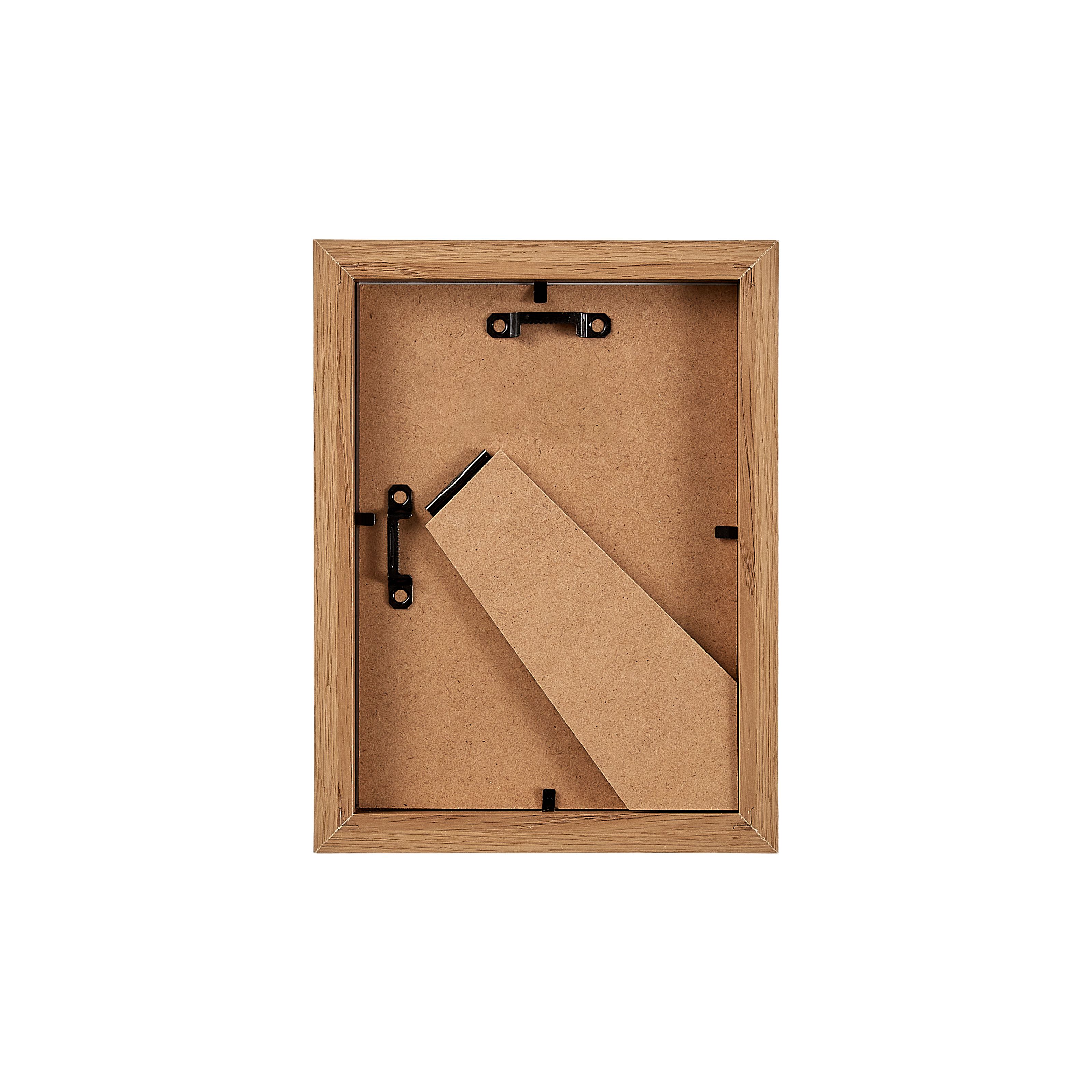 Matt Oak effect Plain Single Picture frame (H)20.6cm x (W)15.6cm - 4
