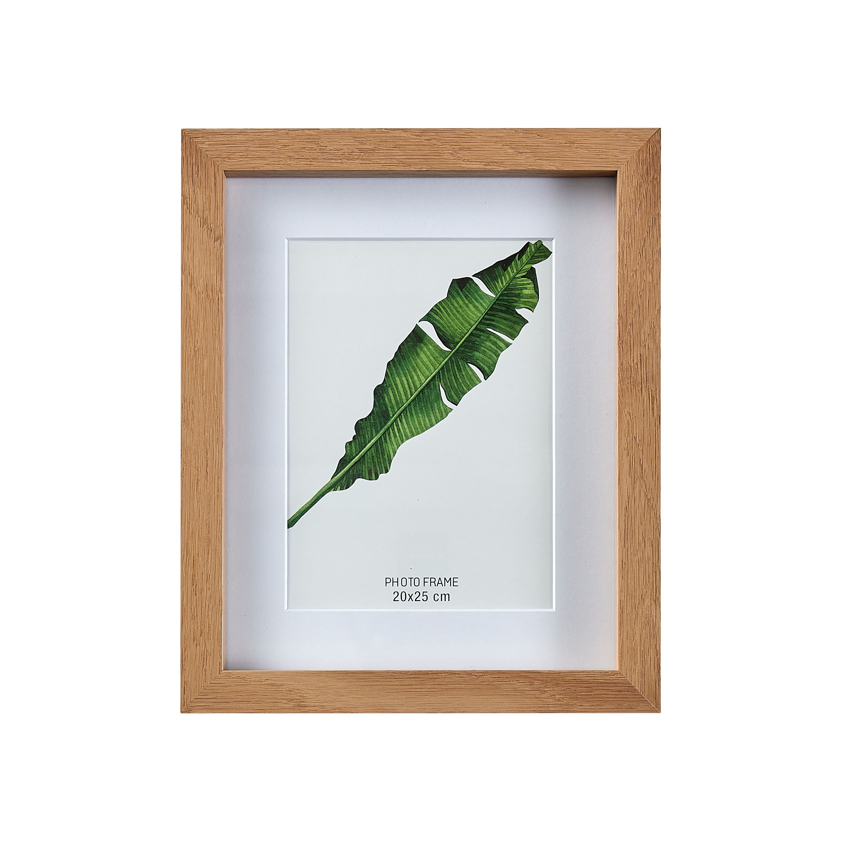 Matt Oak effect Plain Single Picture frame (H)27.6cm x (W)22.6cm - 4