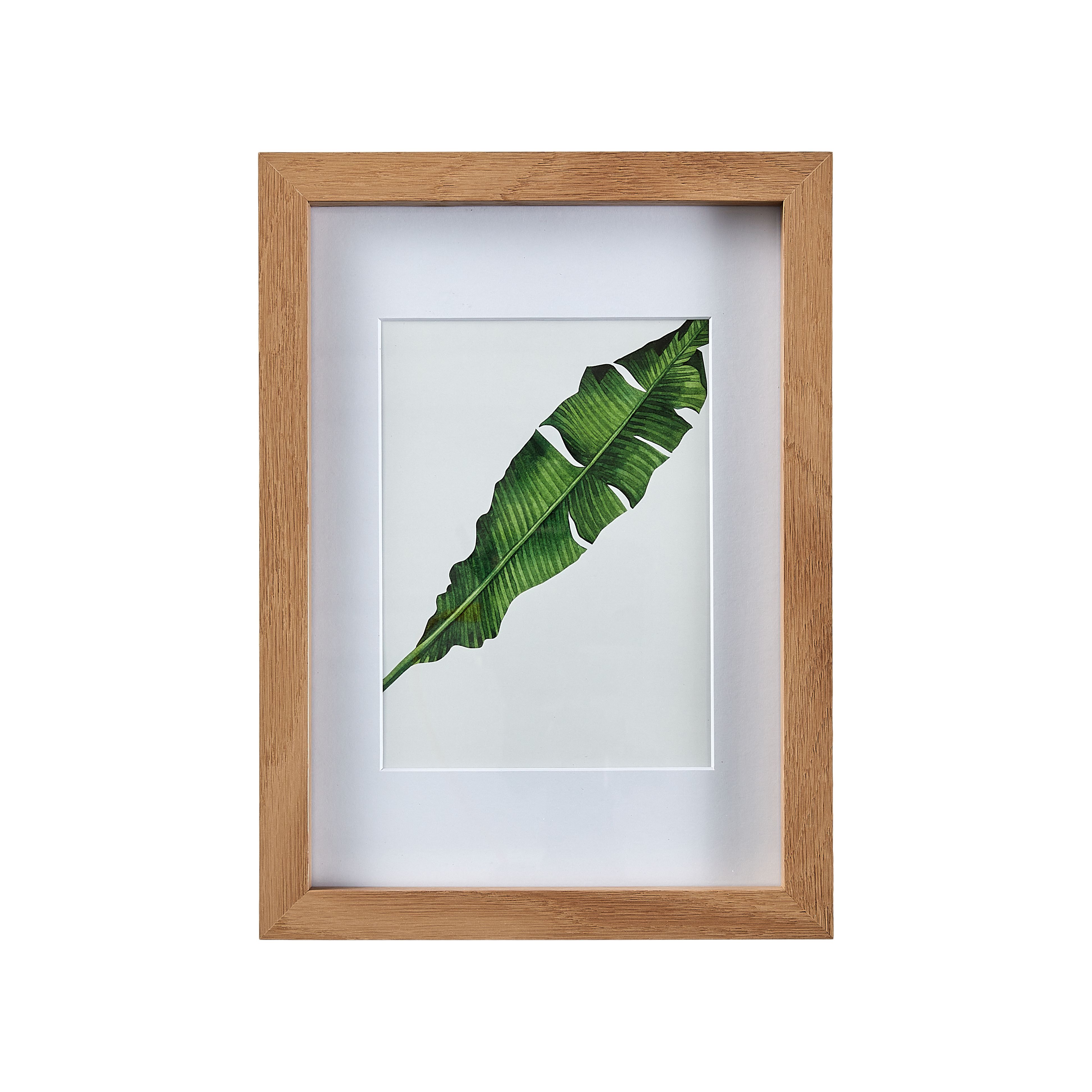 Matt Oak effect Plain Single Picture frame (H)29.7cm x (W)21cm - 5
