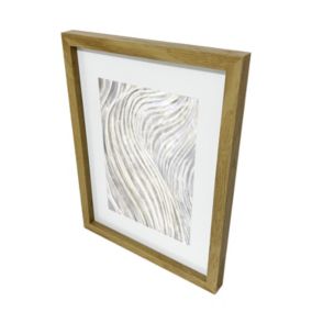Matt Oak effect Plain Single Picture frame (H)42.6cm x (W)32.6cm