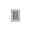 Matt Oak effect Single Photo frame (H)21cm x (W)18cm