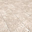 Matt Travertine effect Porcelain Outdoor Floor Tile, Pack of 2, (L)900mm (W)450mm