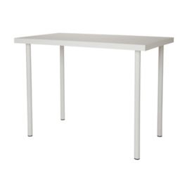 Matt white Desk (H)73cm (W)100cm (D)60cm