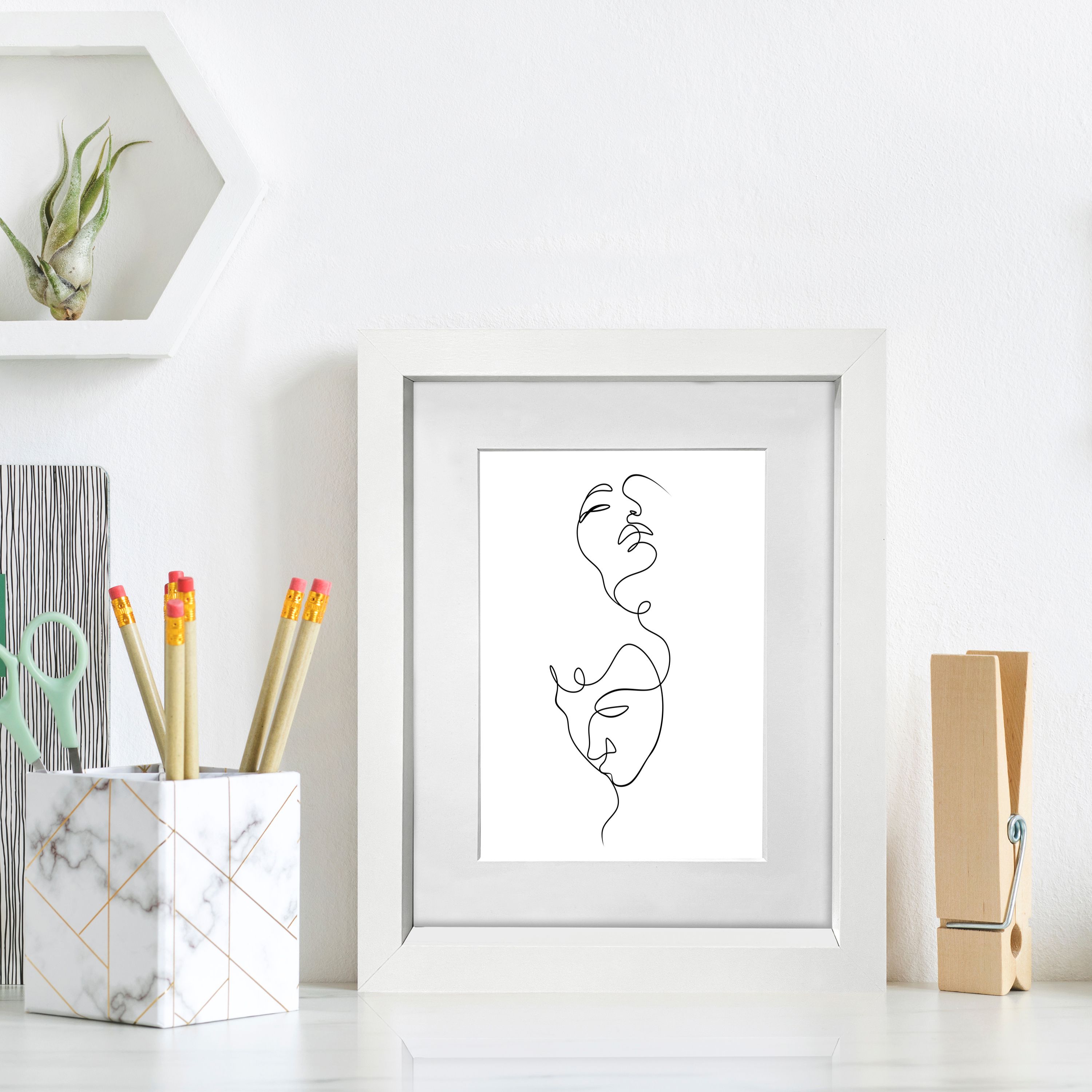 White Pine effect Matt Picture frame (H)27.6cm x (W)22.6cm - 3