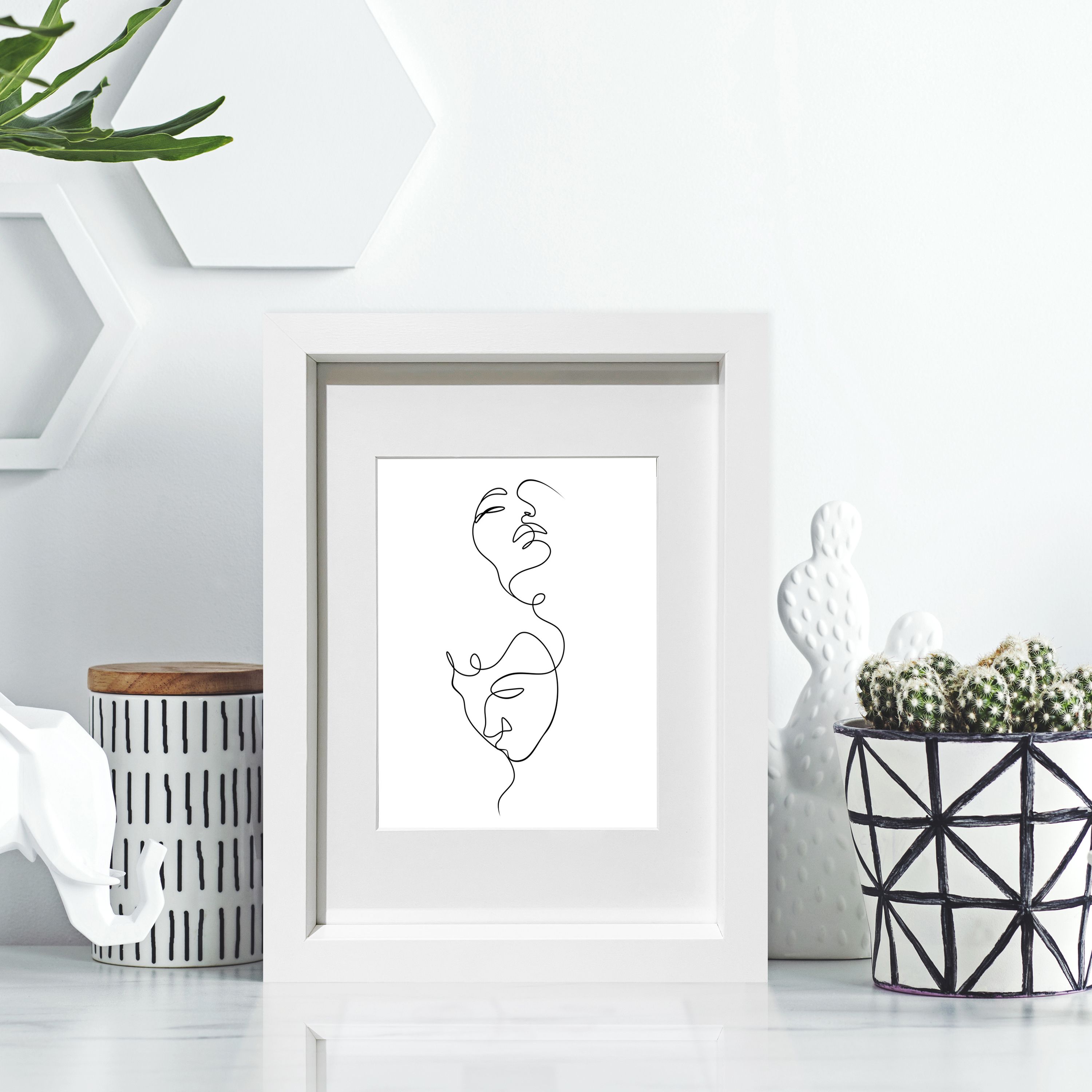 Matt White Pine effect Plain Single Picture frame (H)32.3cm x (W)23.6cm - 3