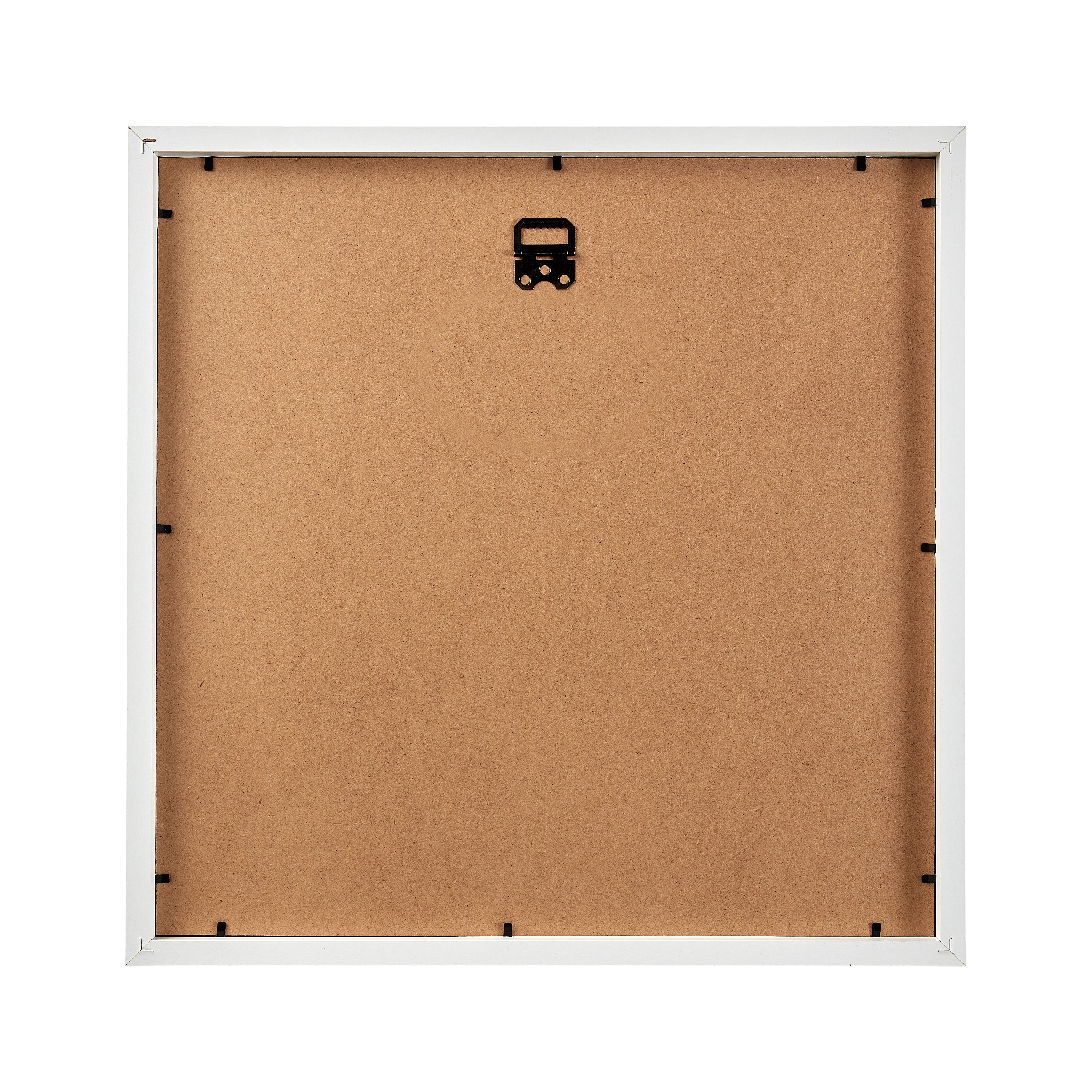 Matt White Pine effect Plain Single Picture frame (H)42.6cm x (W)42.6cm - 6