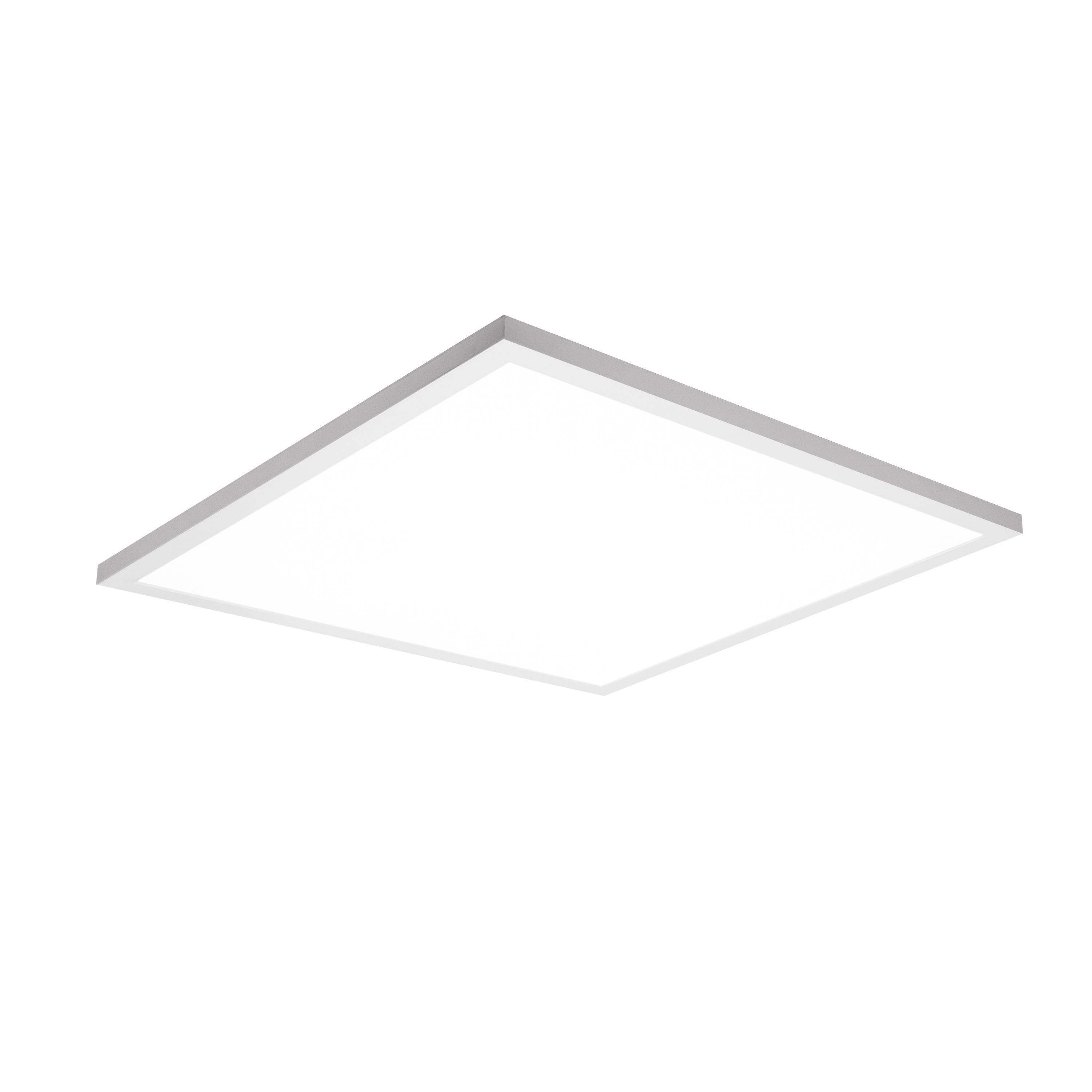 Matt White Square RGB, warm to cool white Light panel (L)595mm