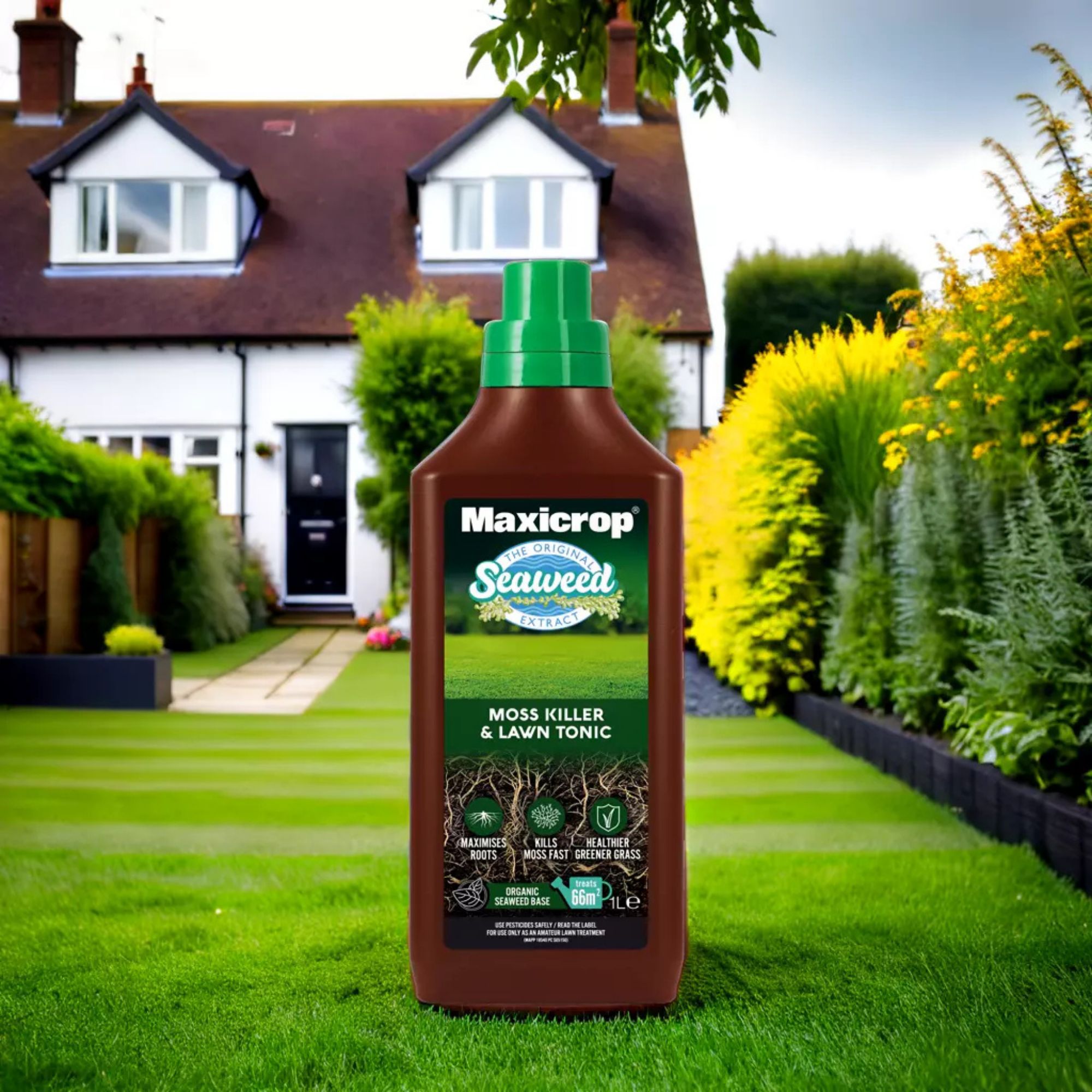 Maxicrop Lawn Tonic & Concentrated Moss killer 1L