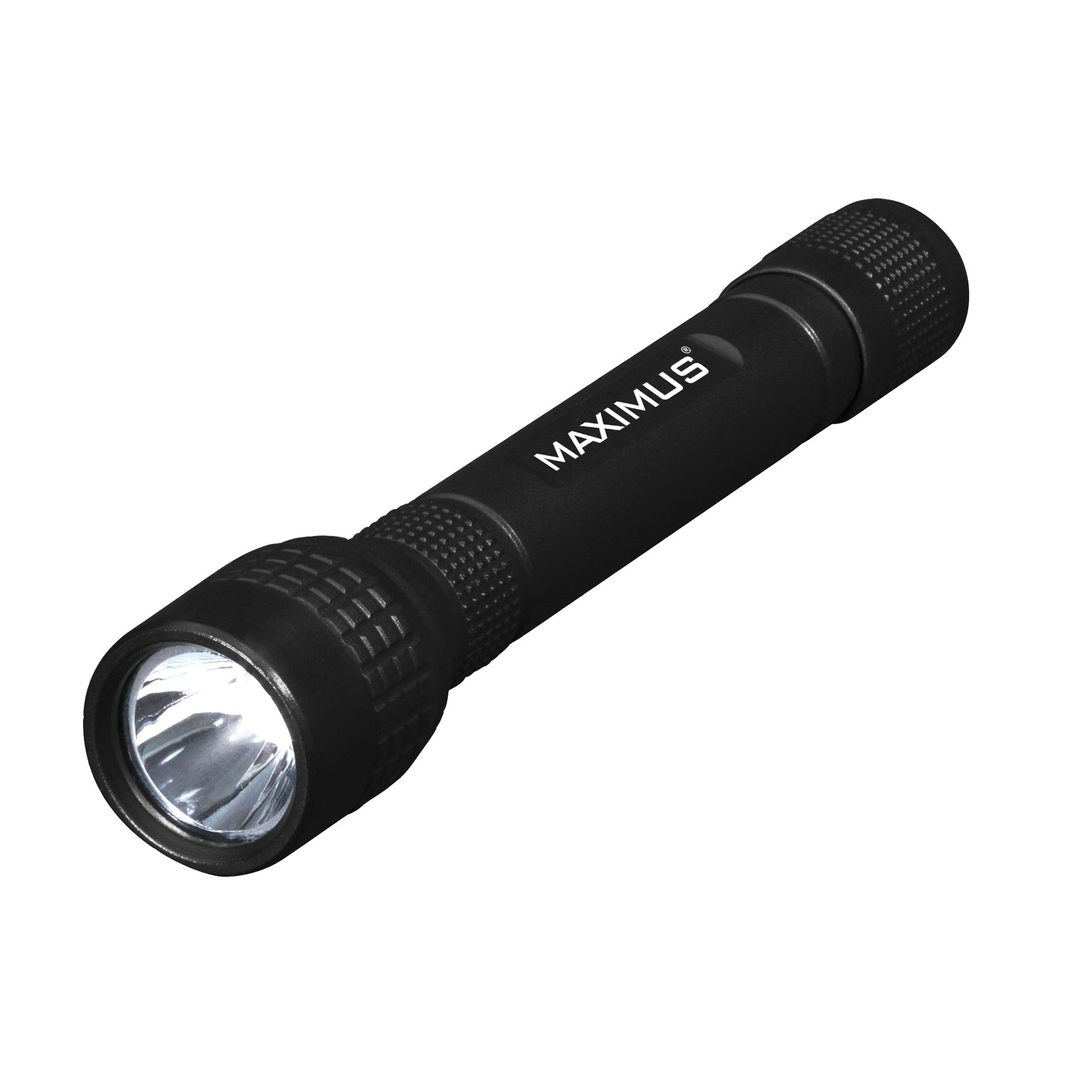 Maximus Black LED Battery-powered Torch, Pack of 3