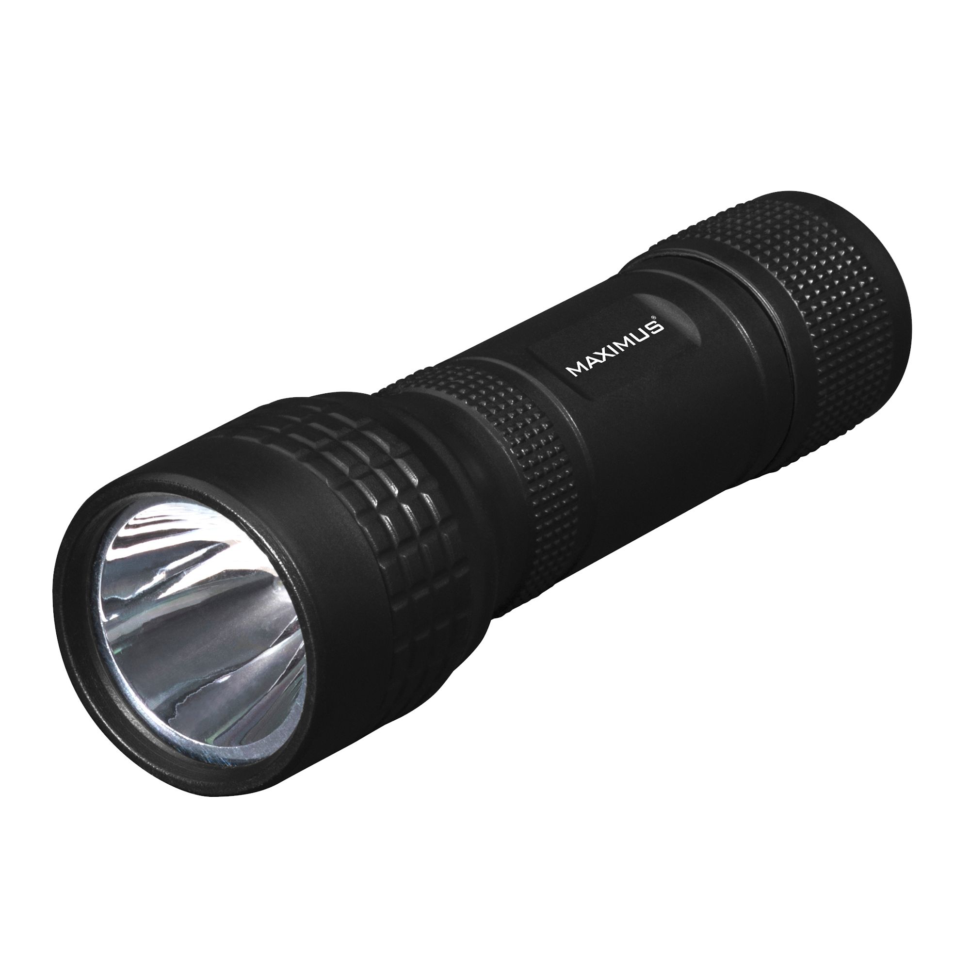 Maximus Black LED Battery-powered Torch, Pack of 3
