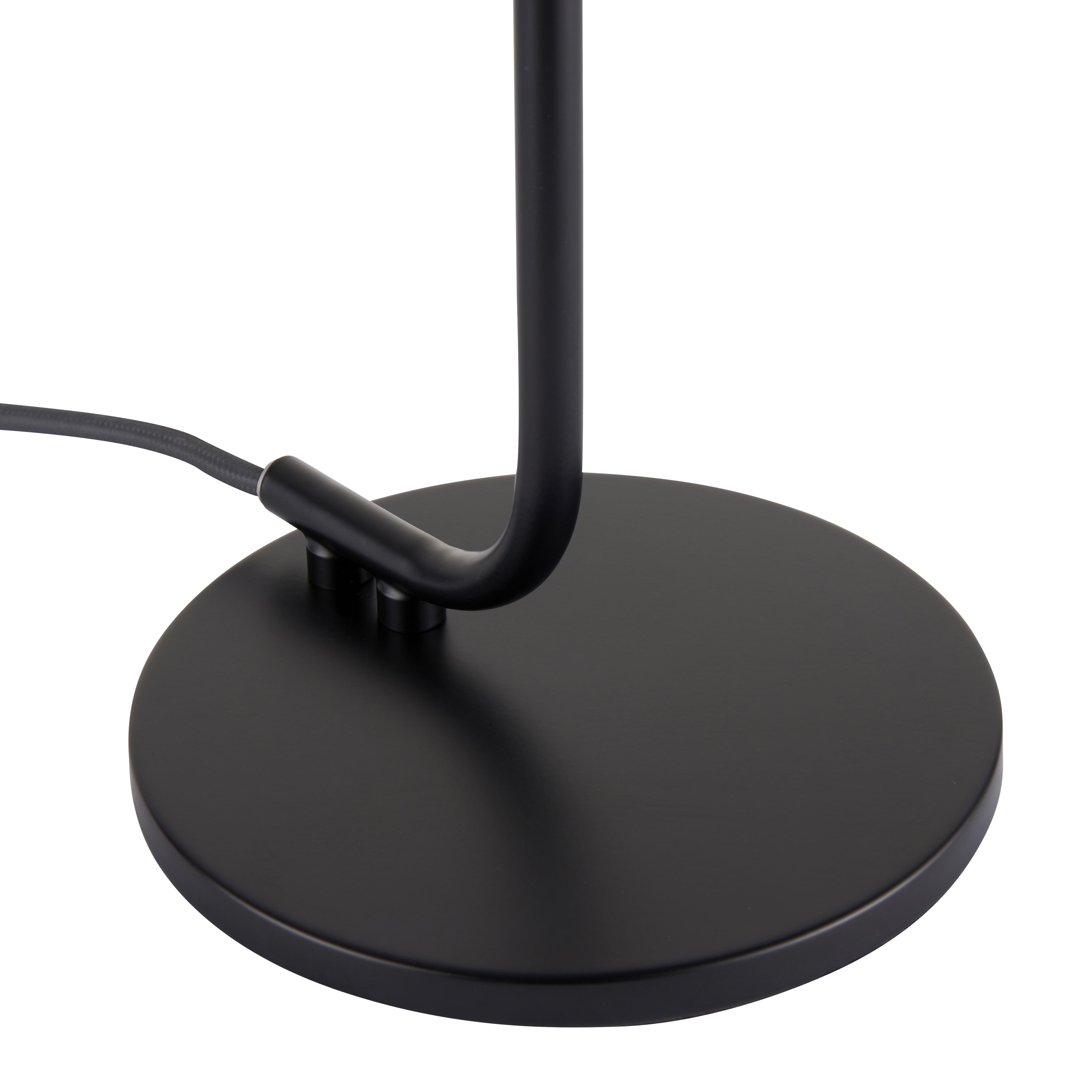 Maxton Industrial Cylinder Matt Black Table lamp