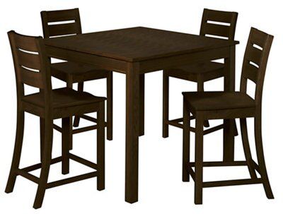 Plastic wood store dining set