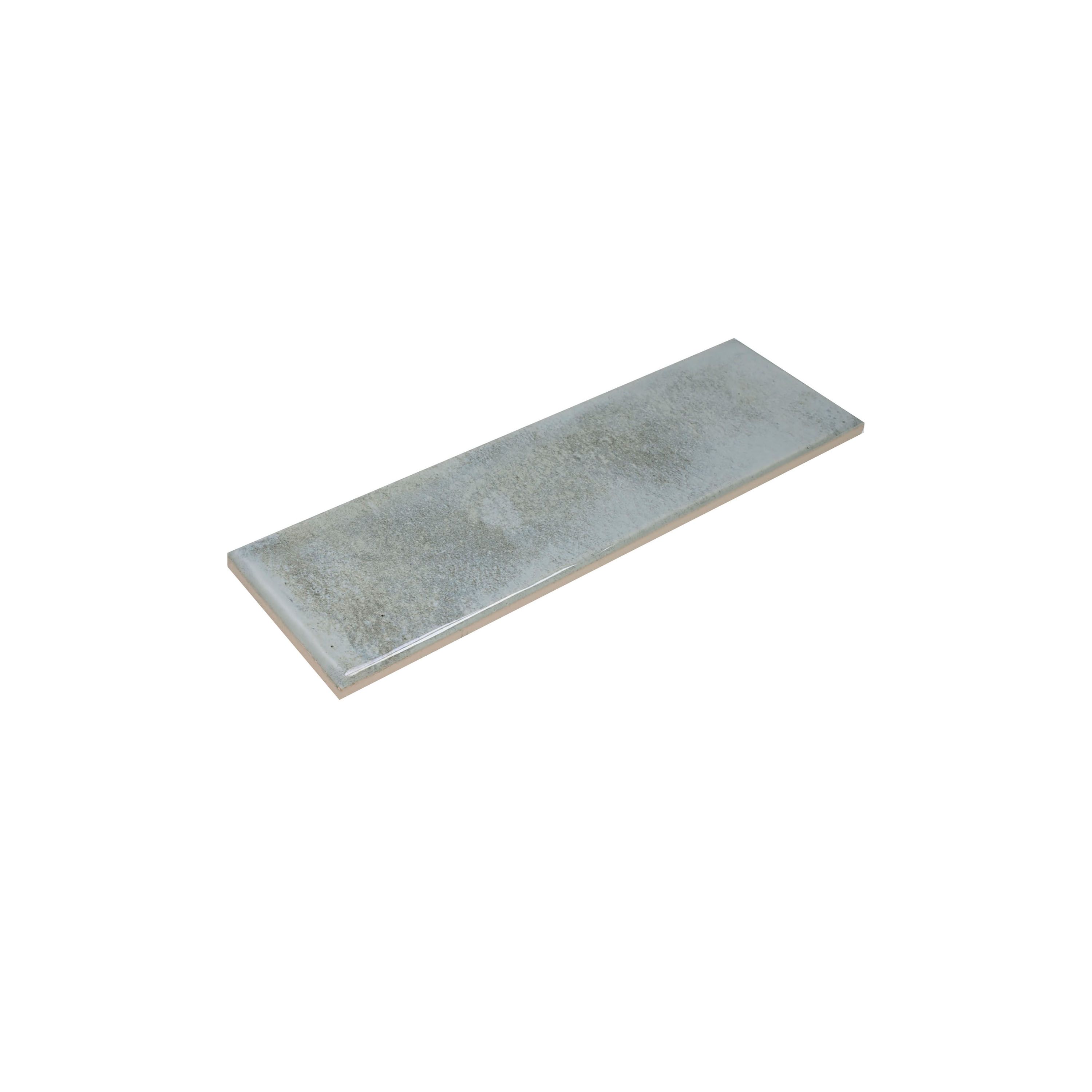 Maya Green Gloss Structured Plain Ceramic Wall Tile - 3
