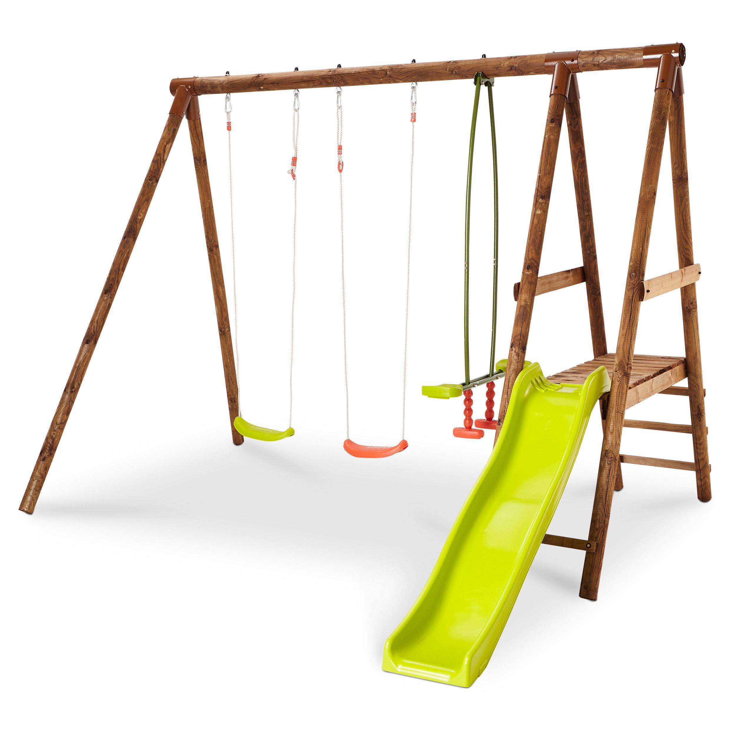 Mayaca Brown & green Swing set