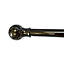 Mayburgh Black Nickel effect Metal Ball Curtain pole finial (Dia)28mm, Pack of 2