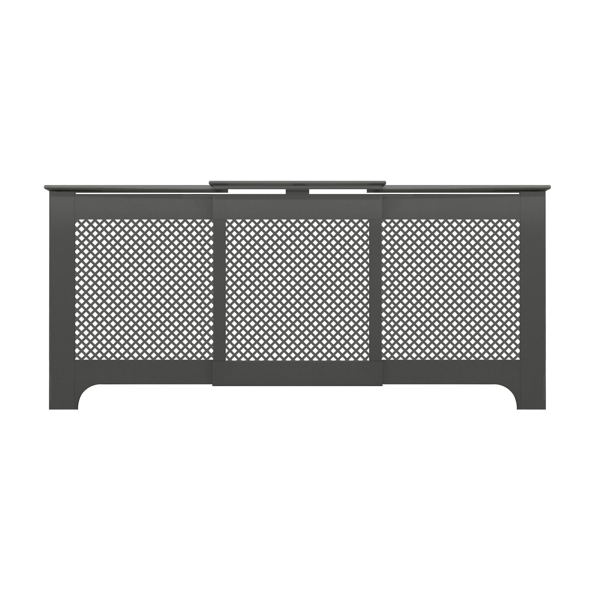 Mayfair Large Grey Radiator cover 915mm(H) 2000mm(W) 215mm(D)