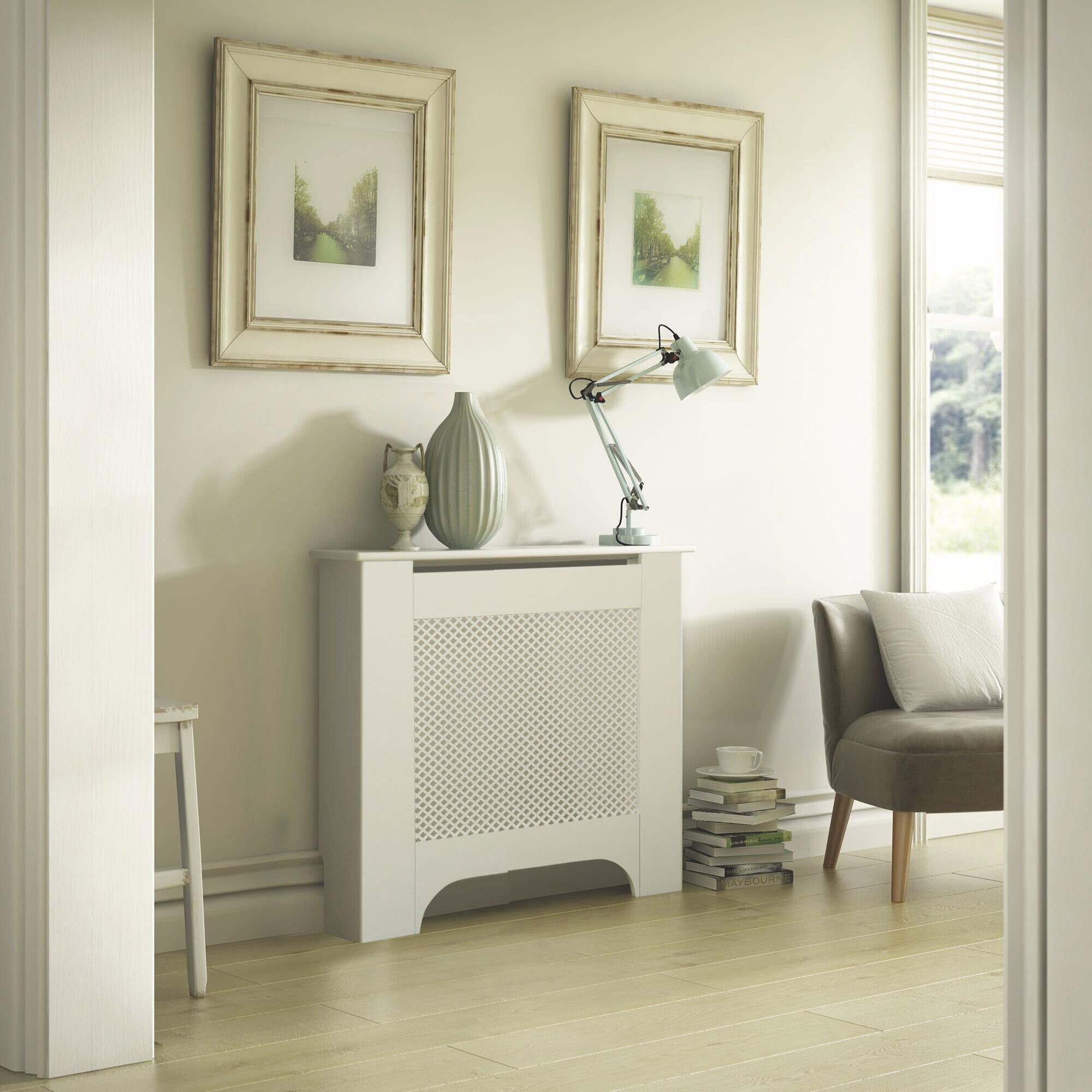 Mayfair Mini White Radiator cover 815mm(H) 780mm(W) 190mm(D)