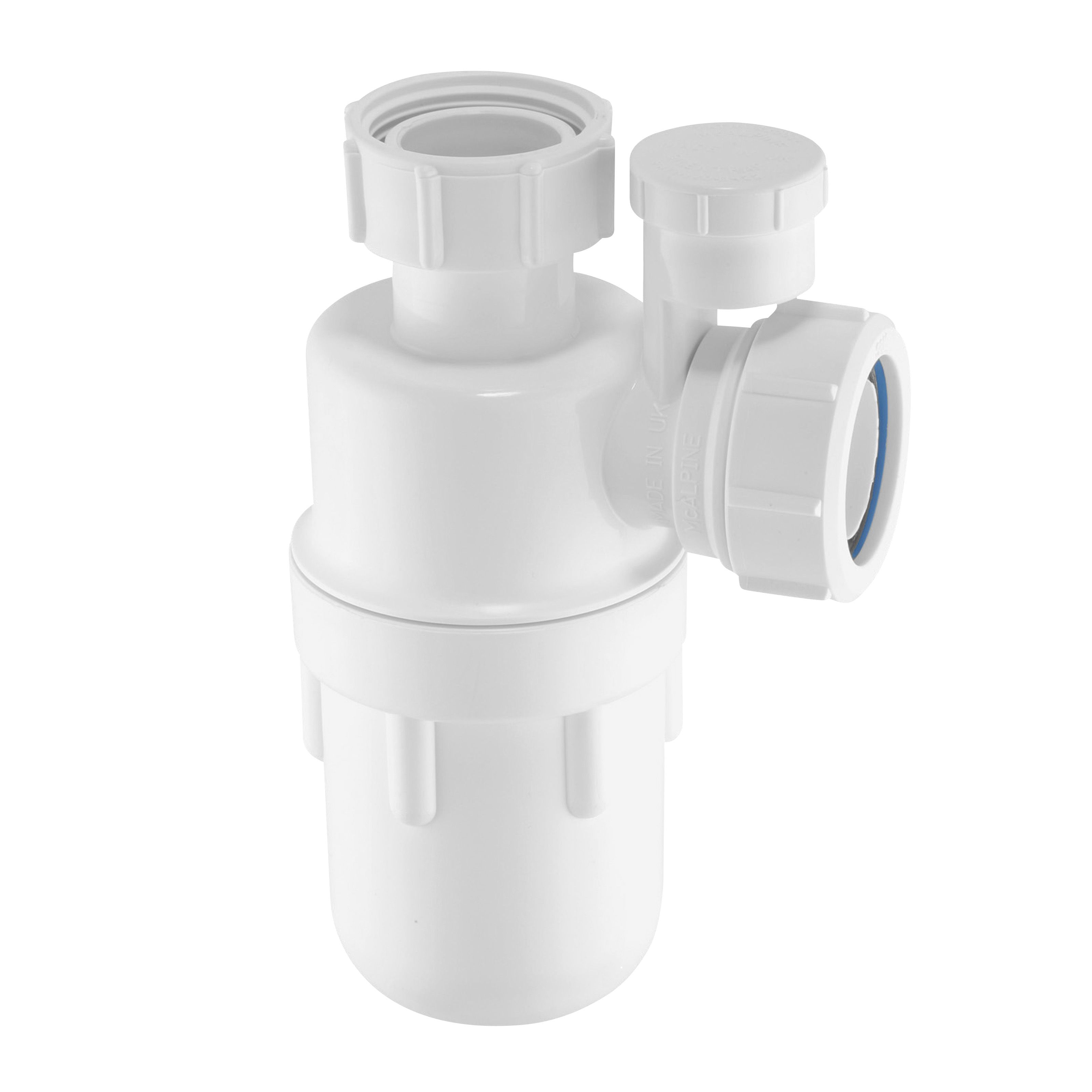 McAlpine  Antisyphon Bottle Trap White 40mm