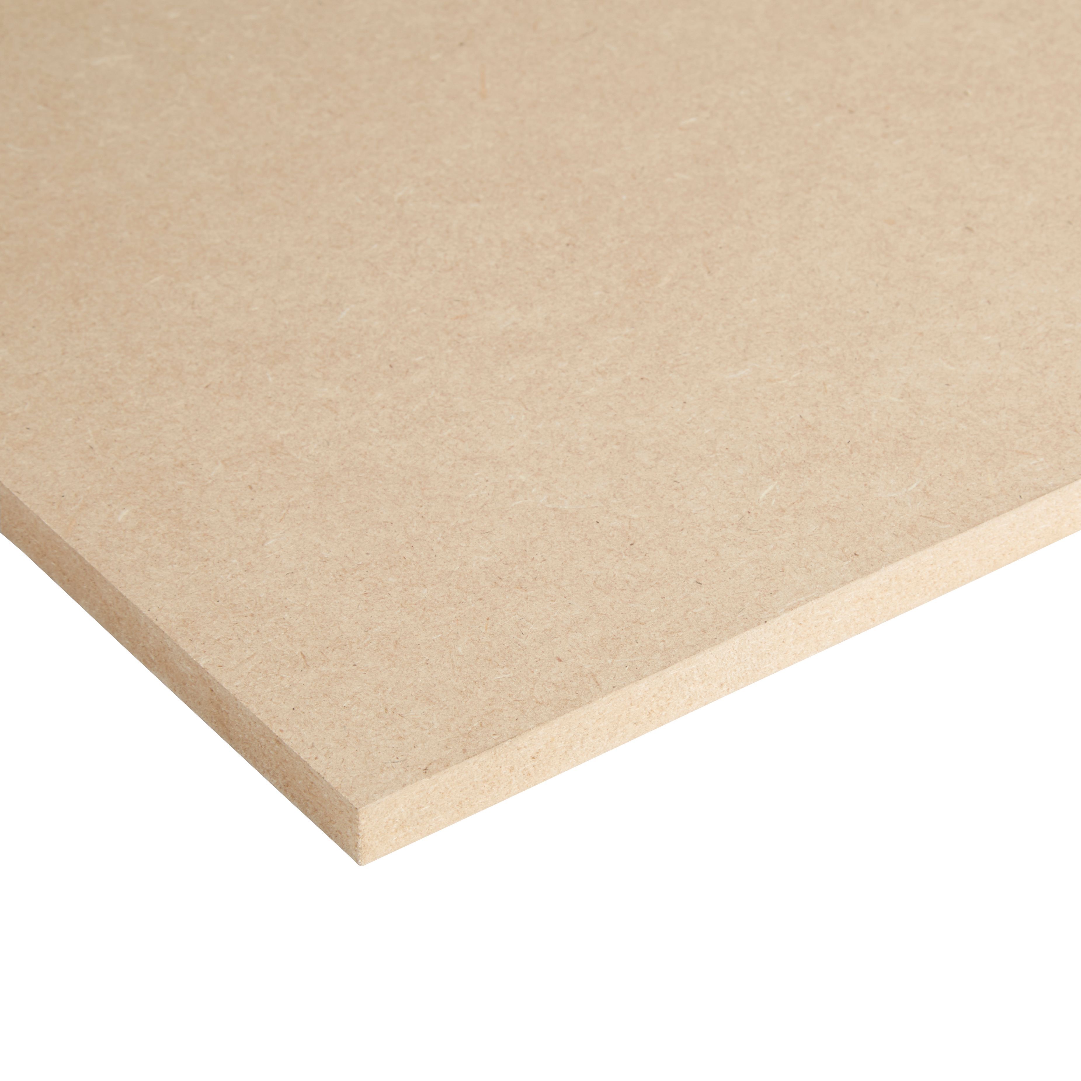 MDF Board (L)1.22m (W)0.61m (T)12mm 5520g | DIY At B&Q