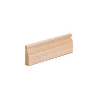 MDF Oak Ogee Architrave (L)2100mm (W)69mm (T)18mm, Pack of 5