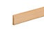 MDF Oak veneer Chamfered Architrave (L)2.1m (W)69mm (T)18mm, Pack of 5