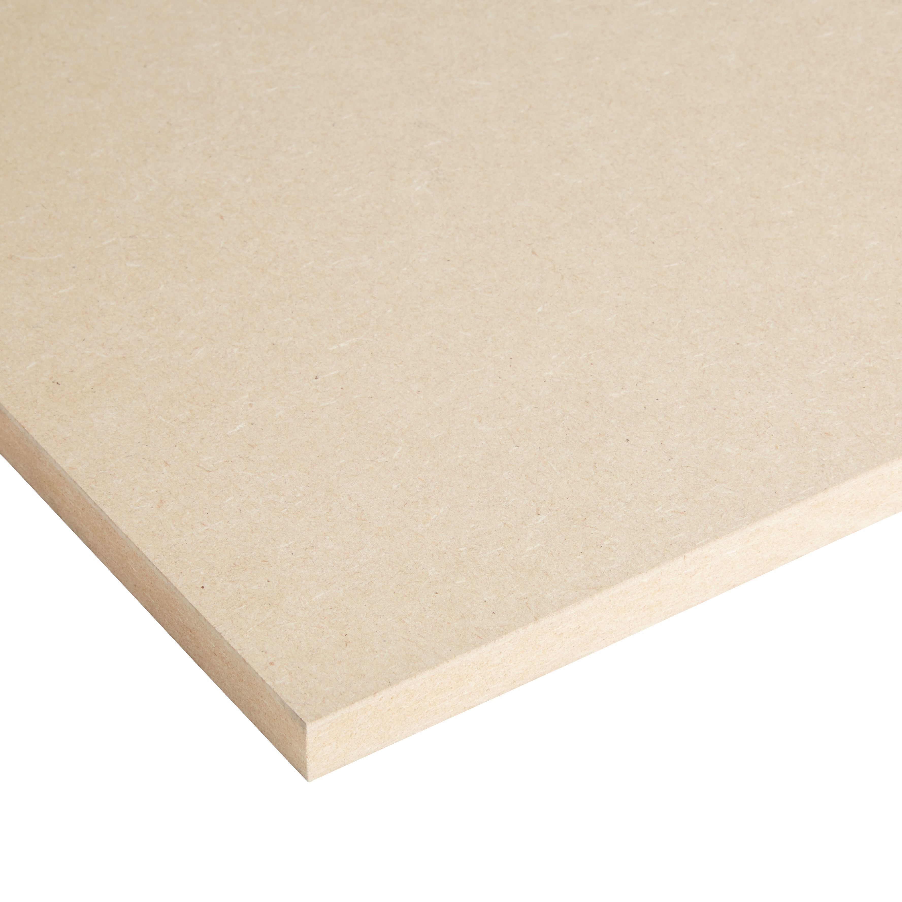 Medium-density fibreboard (MDF) Fibreboard (L)1220mm (W)607mm (T)18mm