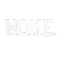 Medium Home Medium-density fibreboard (MDF) Ornament, White
