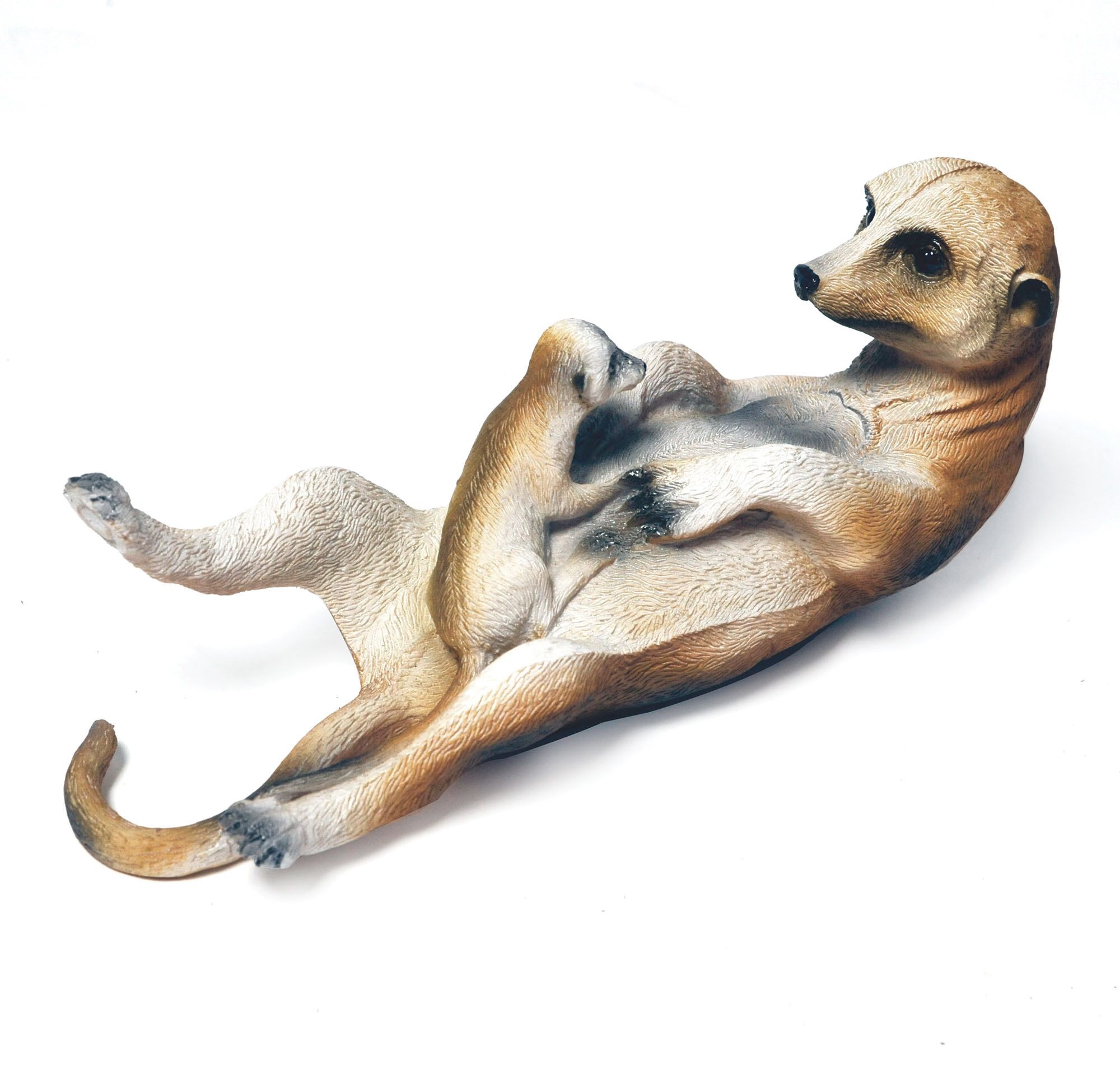 Meerkat with baby Garden ornament DIY at B&Q