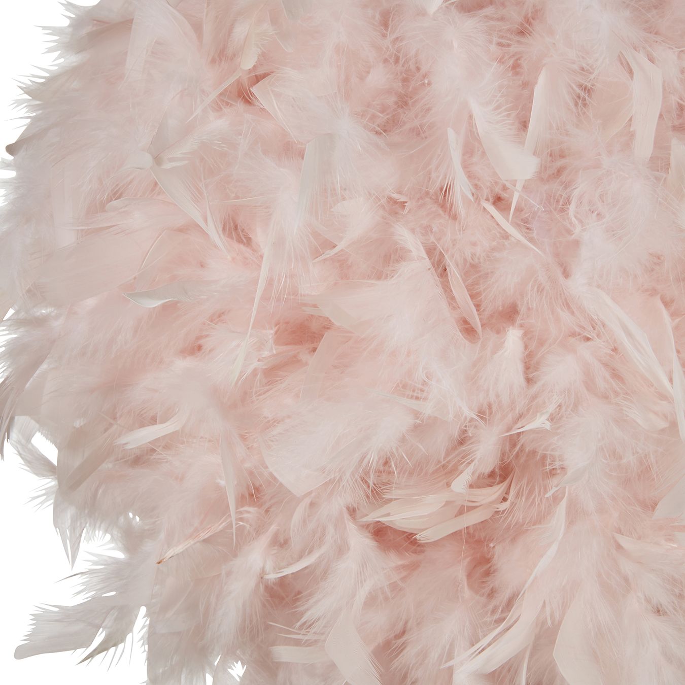 Meira Pink Feathered Spherical Light shade (D)40cm