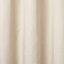 Melfi Beige Floral Unlined Eyelet Curtain (W)167cm (L)228cm, Single