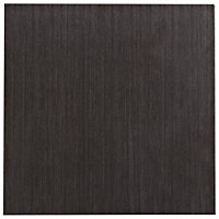 Meloni Charcoal Satin Plain Wood effect Ceramic Tile, Pack of 11, (L)330mm (W)330mm