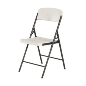 Memphis Plastic White Foldable Chair