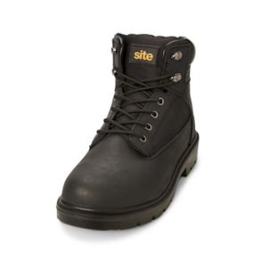 Men's Black Safety boots, Size 10