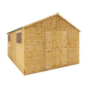 Mercia 10x14 ft with Double door Apex Wooden Workshop