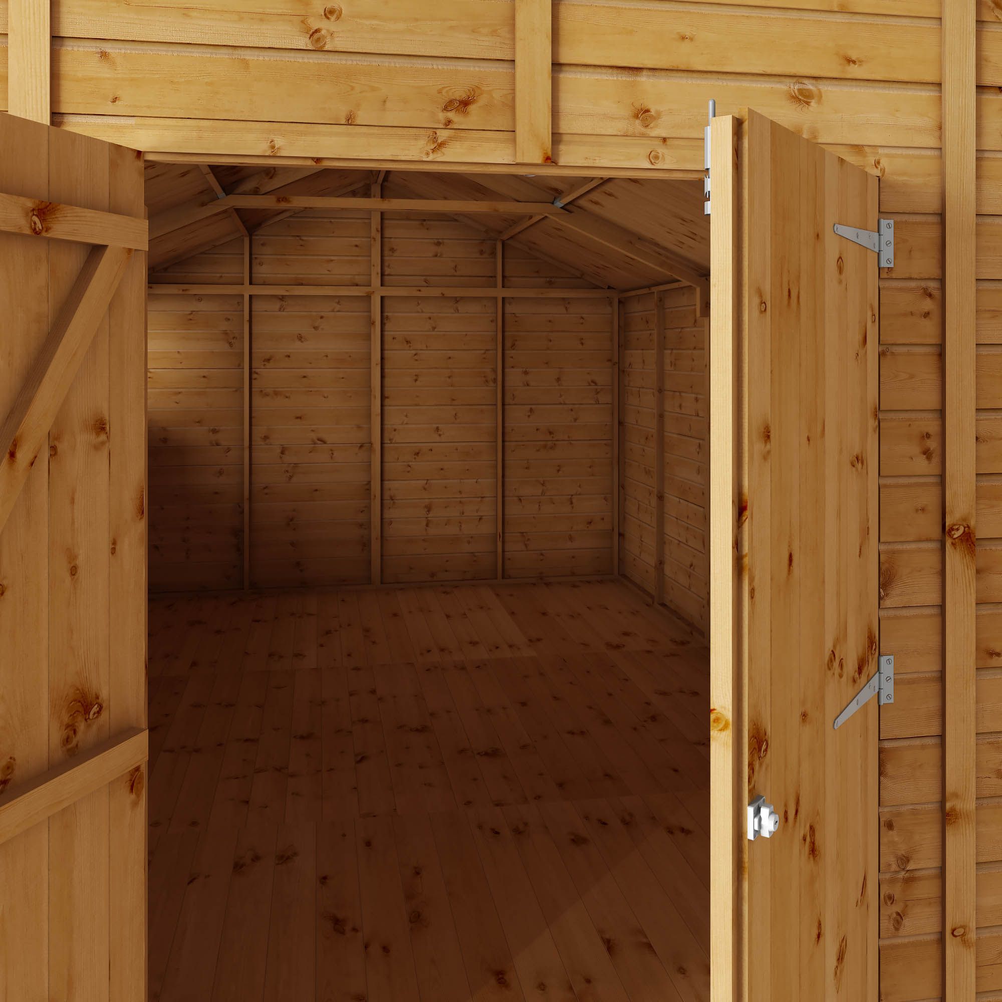 Mercia 10x15 ft with Double door Apex Wooden Workshop