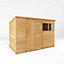 Mercia 10x6 ft Pent Wooden Shed with floor & 2 windows