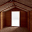 Mercia 10x8 ft Apex Wooden 2 door Shed with floor & 4 windows