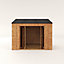 Mercia 10x8 ft with Bi-fold door & 2 windows Reverse apex Wooden Summer house