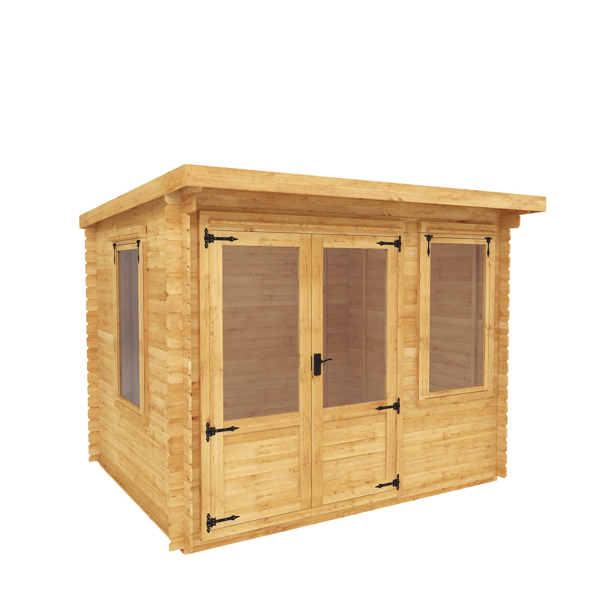 Mercia 10x8 ft with Double door Pent Cabin