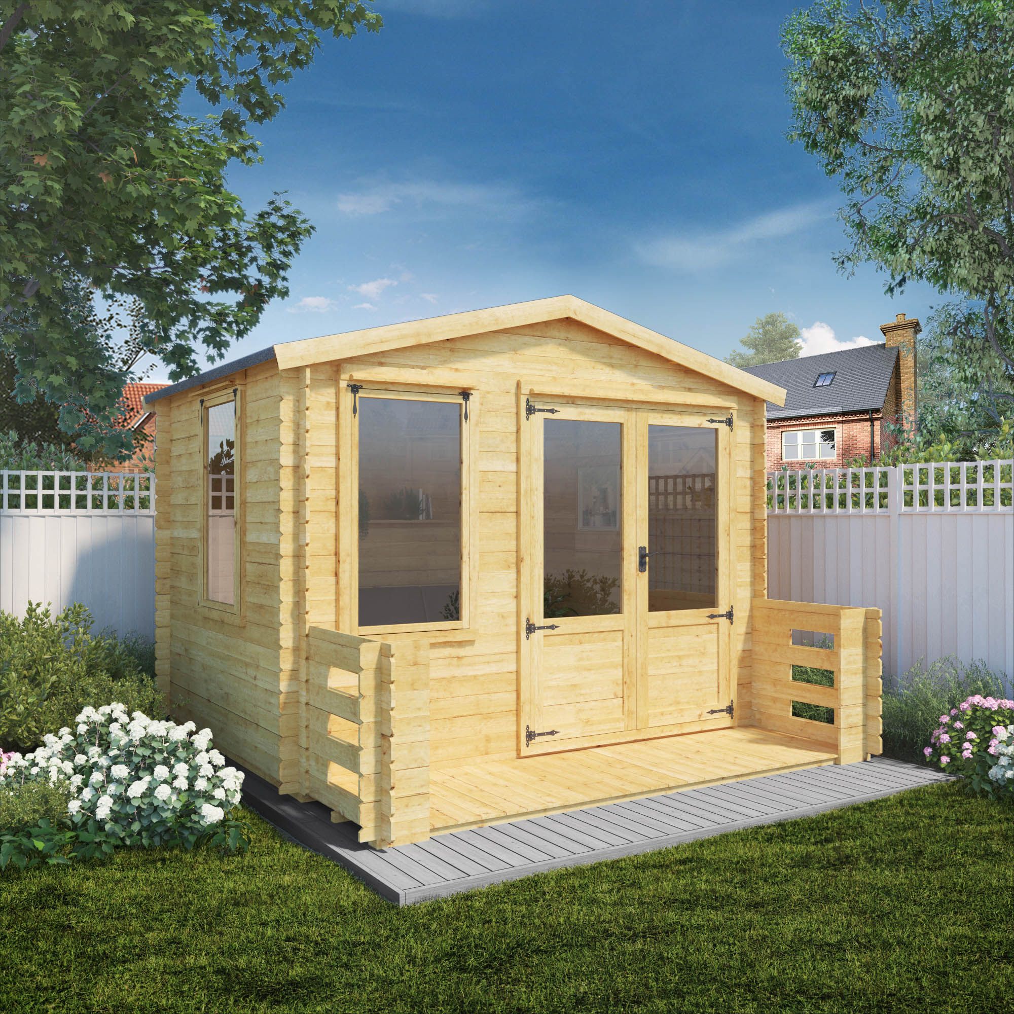 Mercia 11x11 ft with Double door Apex Cabin