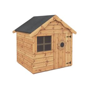 Mercia 4x4 ft Snug European softwood Playhouse - Assembly required