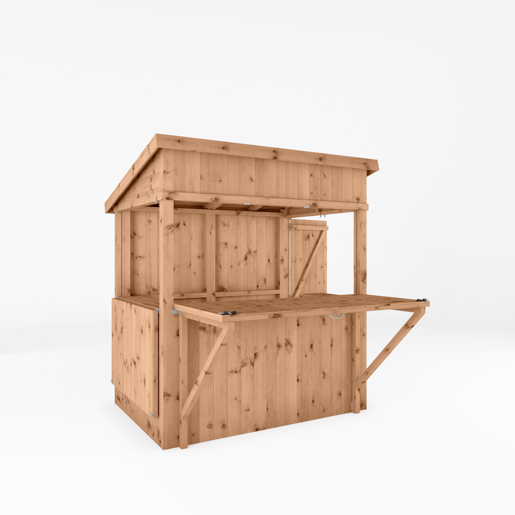 Mercia 6x4 ft with Single door Pent Wooden Garden bar | DIY at B&Q