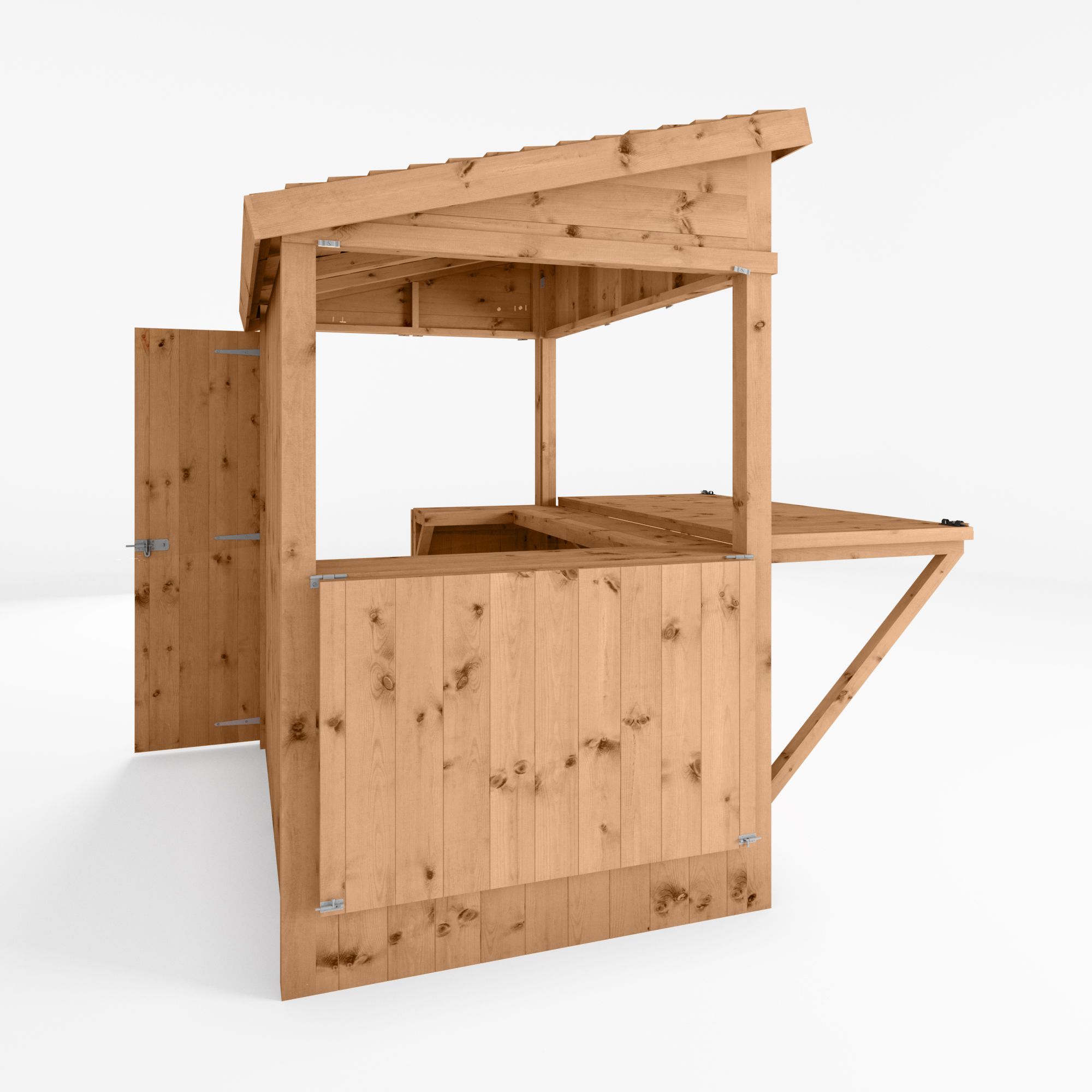 Mercia 6x4 ft with Single door Pent Wooden Garden bar | DIY at B&Q 