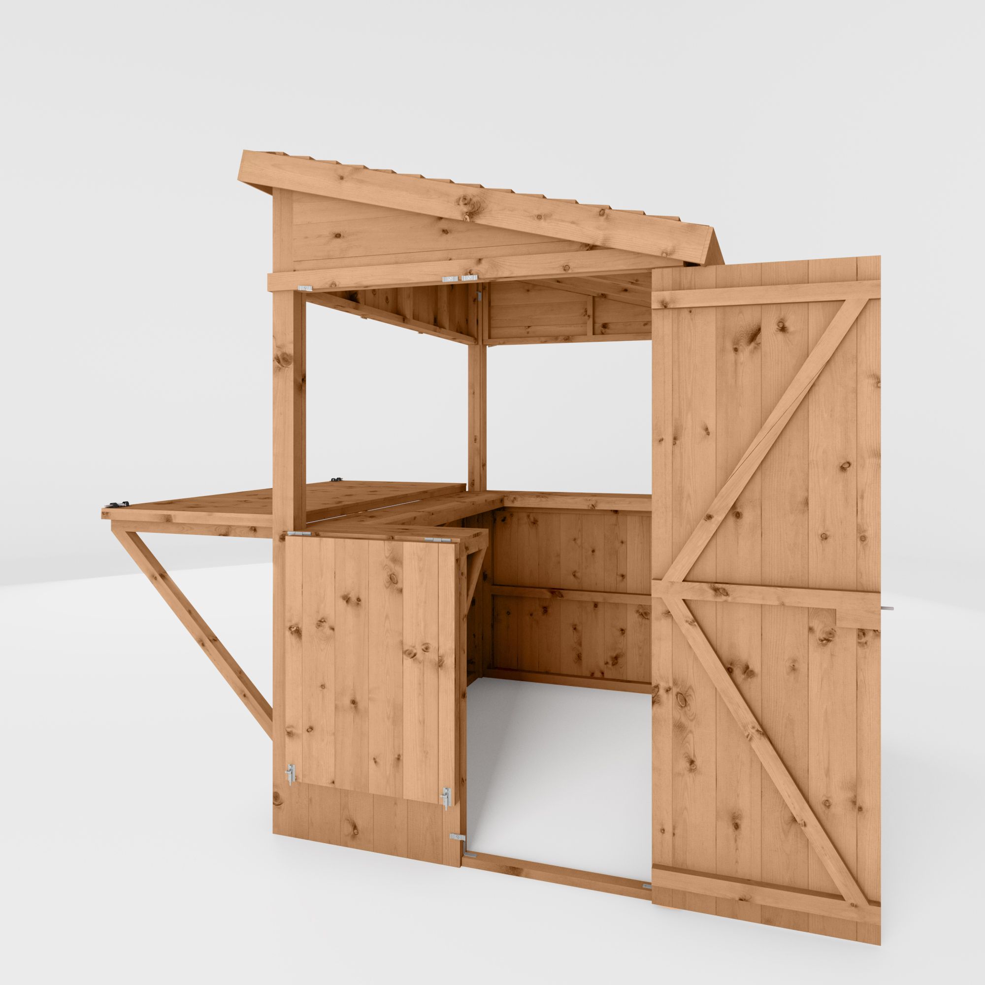 Mercia 6x4 ft with Single door Pent Wooden Garden bar | DIY at B&Q