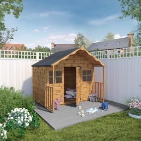 Mercia 6x4 Honeysuckle Apex Shiplap Playhouse - Assembly service included