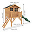 Mercia 7x5 Poppy European softwood Tower slide playhouse Assembly required