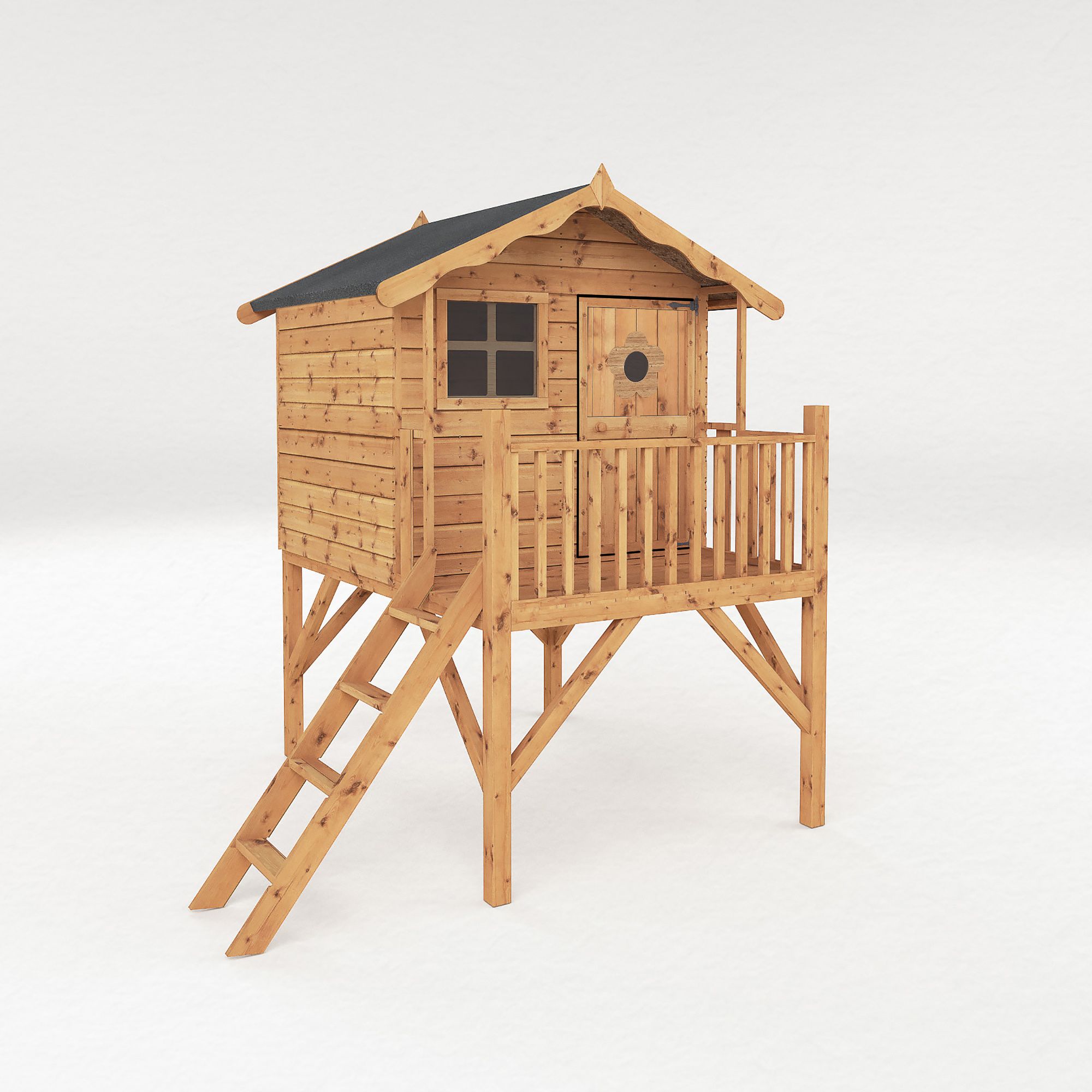 Mercia 7x6 Tulip Timber Tower playhouse Assembly service included