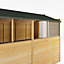 Mercia 8x6 ft Apex Wooden 2 door Shed with floor & 4 windows