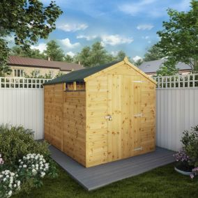 Mercia 8x6 ft Apex Wooden Shed with floor & 2 windows