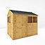 Mercia 8x6 ft Reverse apex Wooden Shed with floor & 4 windows